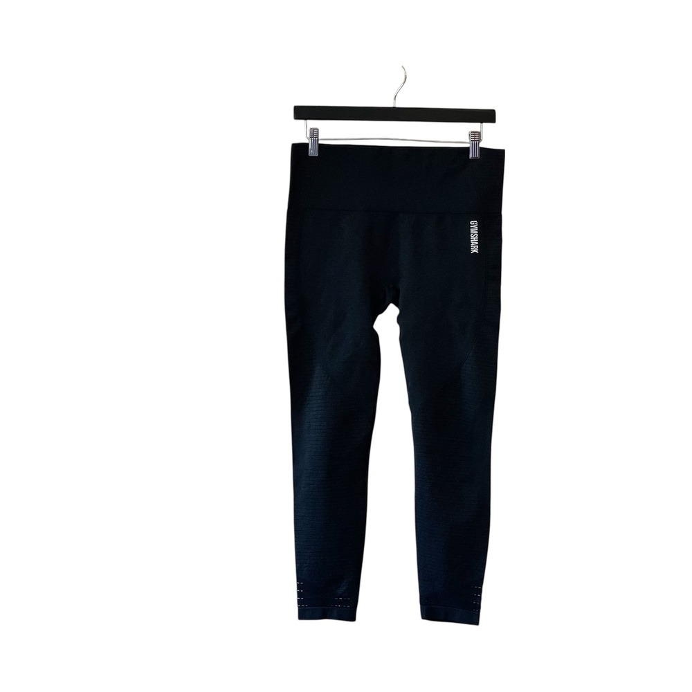 Gymshark Black Seamless High Waist Workout Leggings Athletic Apparel Gym Fitness